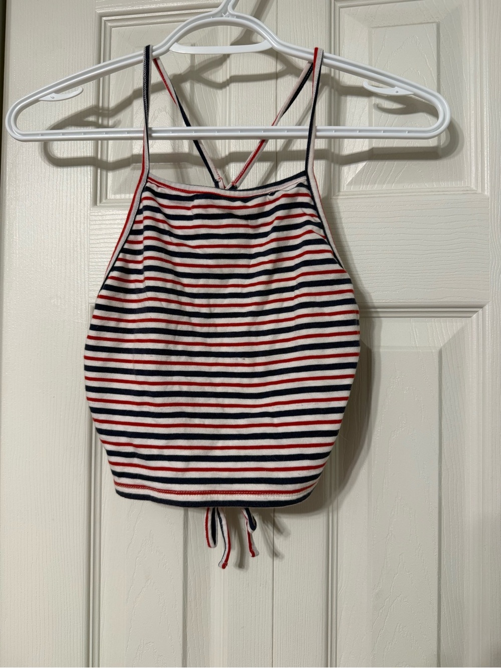 Open Back Crop Top